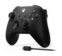 Manette Sans Fil Xbox + Câble USB-C 2,7m - Compatible Console & PC - Noir