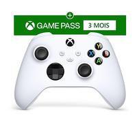 Manette sans fil Xbox pour Xbox Series/PC - Robot White + 3 Mois de Game Pass Ultimate