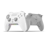 SCUF ENVISION PRO Contrôleur de Jeu Sans Fil pour PC Uniquement - Poucettes Anti-Dérive - Cinq Touches G Amovibles - Palettes Dorsales Amovibles - Déclencheurs Instantanés - Blanc