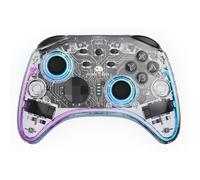 Manette Switch 1&2 - PC Polychroma Sans fil Transparente LED