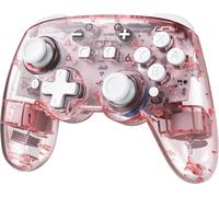 Manette Switch 2 Sans Fil Compatible Avec Nintendo Switch 2/Oled/Lite, Rgb Switch Manette Pro Sans Fil, Switch Pro Controller Avec 7 Couleurs De Led/Hall Effect/Palette/Fonction Double Turbo, Rose