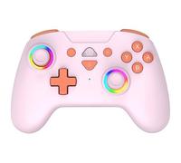 Subsonic - Manette sans Fil LED RGB pour Nintendo Switch 2 - Switch - Rose