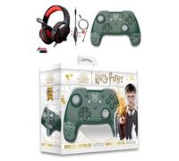 Manette SWITCH Bluetooth Nintendo HARRY POTTER VERT SERPENTARD + CASQUE SWITCH PRO-SH3 ROUGE SWITCH EDITION