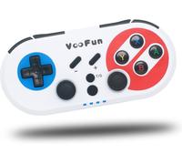 Manette Switch, Manette Pc Sans Fil, Bluetooth Manette Pour Switch/Lite/Oled, Pc Windows, Ps3 Avec Gyroscope 6 Axes Sensor, Double Vibration, Fonction Turbo, Wake-Up Switch Console (Blanc)