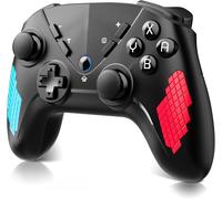 Manette Switch, Manette Sans Fil Pour Switch/Switch Lite/Switch Oled, Manette Switch Pro Avec Wake Up/Turbo Function/6 Axis Gyro Sensor/Dual Vibration/Captures D'écran