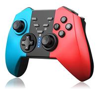 Manette Switch,Manette Switch sans Fil pour Nintendo Switch/Switch Lite/Switch OLED,Manette Switch Pro avec Boutons Programmable/One Key Wake Up/Turbo/6 Axis Gyro/Dual Vibration, Manette pour PC