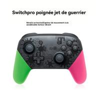 Manette Switch Pro pour Nintendo Switch Splatoon bordeaux sans NFC noir MANETTE JEUX VIDEO