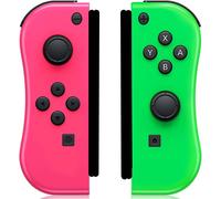 Manette Switch Sans Fil, Contrôleurs De Paire L/R Pour Switch Sports Support Wake-Up/Dual Vibration/Contrôle De Mouvement (Rose+Vert)