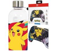 Manette SWITCH2 Bluetooth Nintendo Pikachu Pokemon Officielle + HYDRO BOUTEILLE