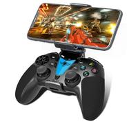 Manette Telephone Android Bluetooth avec Bouton Programmable + Support Smartphone Inclus - Compatible Iphone, Apple TV, iOS, Android, PS4, PS3 et PC Gamer - Jouez à Fortnite, Call of Duty sur Mobile G