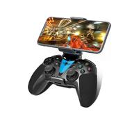 Manette Telephone Android Bluetooth avec Bouton Programmable + Support Smartphone Inclus - Compatible Iphone, Apple TV, iOS, Android, PS4, PS3 et PC Gamer - Jouez à Fortnite, Call of Duty sur Mobile G