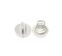 Manette therm.blanc pour cuisiniere