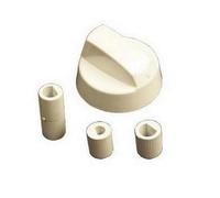 Manette universelle - Cuisinieres - Blanc - 3 embouts réversibles - Compatible toutes marques