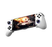 Manette Universelle Élastique pour Smartphone - Contrôleur Bluetooth sans Fil Compatible Switch/PC/Android/iOS/Xbox - Blanc