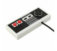 Manette USB classique pour jeux rétro, compatible avec PC Windows, Mac, Linux et Nintendo Classic Mini Edition, lot de 2, prête à l'emploi.