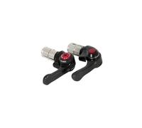 Manette vélo en carbone Massi-Microshift Bar-end - noir/argenté - TU