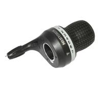 Manette vélo VTT poignée tournante P2R Gripshift Indexe 7 V Noir
