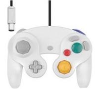 Manette Vibrante pour GameCube/Wii Blanche Générique neuve White G