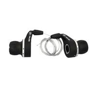Manette vtt p.tournante 6x3v. falcon noir (paire)
