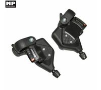 Manette vtt p2r indexe alu rapid push-pull 8v. (paire) Gamme Premium