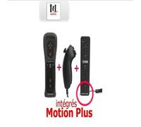 Manette Wii Motion Plus - Wii - Avec Nunchuk et Housse - Sans fil - Compatible Wii/Wii U/Wii Mini