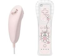 Manette Wii, Qumox Wii Télécommande nunchuck , télécommande de jeu de compatible avec Nintendo Wii/Wii U, avec étui en silicone gratuit et dragonne G