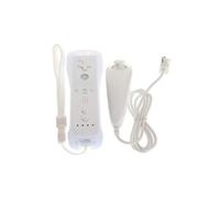 Manette Wiimote et Nunchuk pour Wii avec étui de protection - Blanc