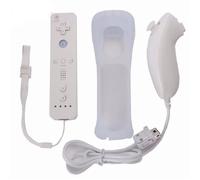 Manette Wiimote et Nunchuk pour Wii U et Wii - Blanc