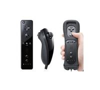 manette wiimote noire - wii nunchunk - produit compatible pour wii u wii mini