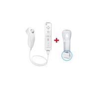 Manette Wiimote + Nunchuk + Motion Plus blanc compatible avec Nintendo WII WII mini WII U