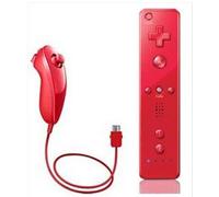 Manette Wiimote + Nunchuk Pour Nintendo Wii rouge
