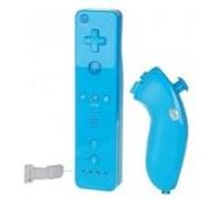 Manette Wiimote - Nunchunk - Bleu Compatible Wii - Accessoire compatible PEGA Bleu