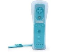Manette Wiimote Plus avec étui de protection en silicone pour Wii et Wii U - Bleu