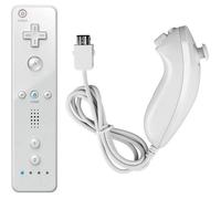 Manette Wiimote Pour Wii + Nunchuck (Blanc)