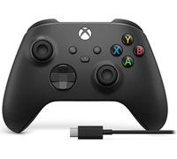 Microsoft Xbox Wireless Controller + USB-C Cable Noir Manette de jeu Analogique/Numérique PC, Xbox One, Xbox One S, Xbox One X, Xbox Series S, Xbox Series X