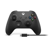 Microsoft Xbox Wireless Controller + USB-C Cable Noir Manette de jeu Analogique/Numérique PC, Xbox One, Xbox One S, Xbox One X, Xbox Series S, Xbox Series X