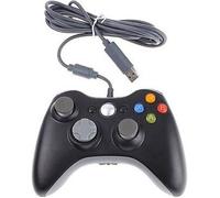 Manette Xbox 360 - Microsoft - Filaire - Noir - Compatible PC