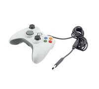 Manette Xbox 360 Usb Filaire Gaming Contrôleur Joypad- Blanc