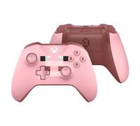 Manette Xbox One Microsoft Sans Fil Edition Limitée Minecraft Pig + Code d’essai Live Gold de 14 jours