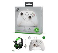 Manette Xbox One-S-X-PC Blanche Mist Edition Spéciale + Casque Gamer Pro H3 Spirit of Gamer Xbox One/S/X/PC
