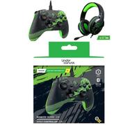 Manette XBOX ONE-S-X-PC - ROCKET - Casque Gamer PRO H3 - Filaire - Vert - 50 mm