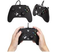 Manette Xbox One Série X + Pc Licence Xbox Noir Microsoft Filaire 3m - Xboxone-Serie X
