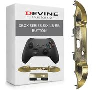 Manette Xbox Series S X Lb Rb Bumper Bouton Home Guide Surround (doré chromé)