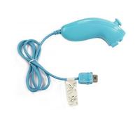 Manettes Adaptateur Contrôleur Pour Nintendo Wii Nunchuk Bleu Clair Accessoires Électroniques