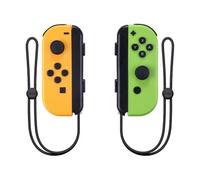 Manettes De Jeu Compatibles Nintendo Switch Joy Con Controller Neon Wireless Gamepad Avec Sangles Joy-Pad Jaune Et Vert