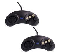 Manettes de jeu de remplacement pour Sega Megadrive - Sega - Rétro gamepad 6 boutons