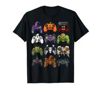 Manettes de Jeu d'halloween Jack O Lantern Citrouille sorcière T-Shirt