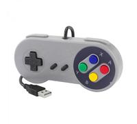 Manettes de jeu rétro filaires USB compatibles avec les émulateurs SNES et Raspberry Pi.