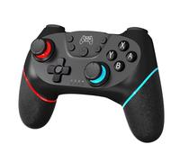 Manettes de Jeu Sans Fil Compatibles Bluetooth, Manette pour Switch avec 6 Axes, Turbo Adjustable, Dual Moteur, Vibration Réglable