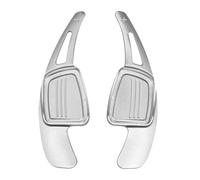Manettes de Vitesse pour Volant Compatible avec A3 S3 2017 2019 pour TT TTS 2015 2016 2017 2018 2019 Palette Changement Vitesse Extension Palettes Volant Voiture Manette Rapide(Silver)